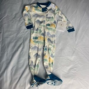 Burt’s Bees Baby zip-up sleeper 6-9month